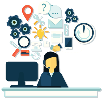 Basic IT support icon for Level 1 after-hours help desk services in Australia