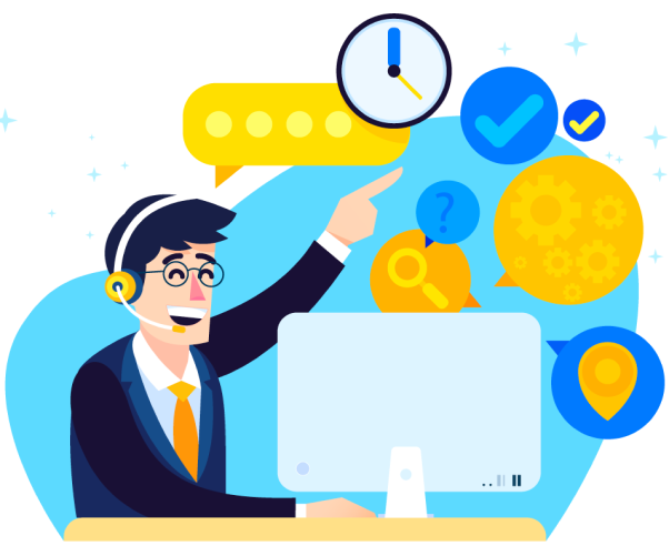 Benefits of after-hours answering support icon representing 24/7 customer care in the USA