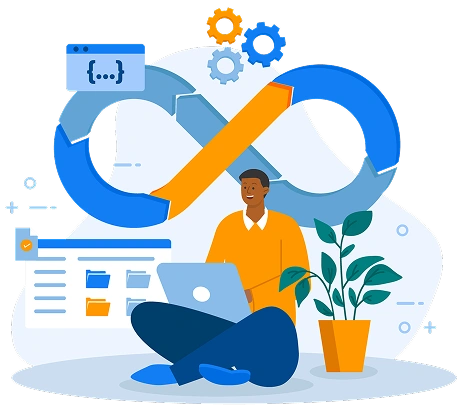 Key benefits of AIOps in IT operations including automation and predictive analysis