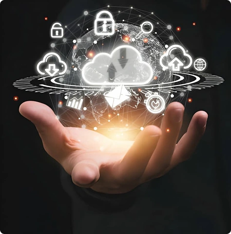 Cloud infrastructure management dashboard ensuring security, performance, and cost efficiency for businesses