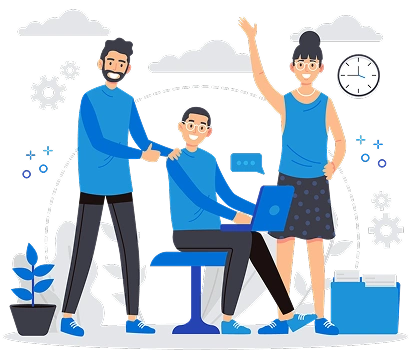 Velan IT support agent remotely helping a client resolve technical issues